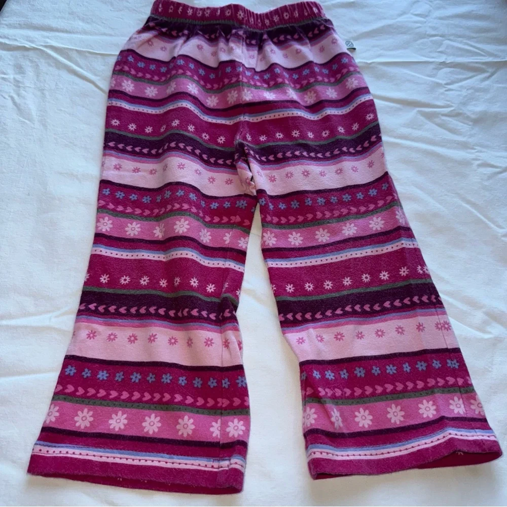 OshKosh B'gosh Pink and Purple Striped Kids Bottoms Floral Comfort Size 18 month